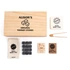 Personalized Whiskey Stones Set in Premium Wooden Box