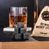 Personalized Whiskey Stones Set in Premium Wooden Box