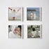 Personalized White Photo Frame Set of 4