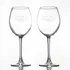 Personalized Wine Glass and Bottle Holder Set for Two