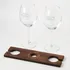 Personalized Wine Glass and Bottle Holder Set for Two