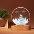 Personalized Winter Forest LED Lamp Perfect for Home Decor