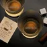 Personalized Wooden Box Whiskey Glass and Chilling Stones Set