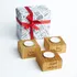 Personalized Wooden Candle Set