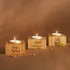 Personalized Wooden Candle Set