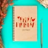 Personalized Wooden Cover Notebook for Birthday Gift