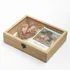Personalized Wooden Gift Box with Floral Bouquet