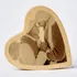 Personalized Wooden Heart Photo Keepsake for Couples