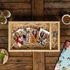 Personalized Wooden Photo Keepsake Box with USB Flash Drive