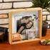 Personalised Wooden Photo Frame Piggy Bank Box