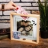 Personalised Wooden Photo Frame Piggy Bank Box