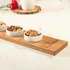 Personalized Wooden Serving Kit with 3 Mini Bowls