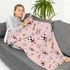 Pet Throw Blanket with Dog Design and Personalized Picture