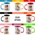 Photo Printed 2-Piece Colorful Coffee Mug Set