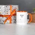 Photo-Printed Calendar Design 2-Piece Colorful Mug Set