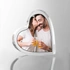 Photo Printed Heart Shaped Acrylic Plate