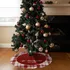 Personalised Plaid Christmas Tree Skirt for Festive Home Décor