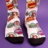 Personalised Pop Art Comic Photo Socks for Any Occasion