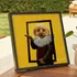 Pop Art Design Personalised Photo Printed Pet Portrait with Sticky Frames