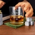 Premium Gifts for Dad Personalized Whiskey Glass Set with Wooden Box