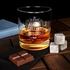 Premium Gifts for Dad Personalized Whiskey Glass Set with Wooden Box