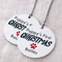 Puppy's First Christmas Personalized Pine Tree Ornament