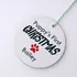 Puppy's First Christmas Personalized Pine Tree Ornament