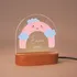 Rainbow Designed Night Lamp with Name and Date Personalization
