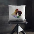 Personalised Rainbow Photo Cushion for Her
