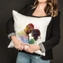 Personalised Rainbow Photo Cushion for Her