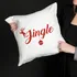 Reindeer Jingle Printed Christmas Pillow