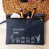 Personalised Retro Cactus Canvas Makeup Bag for Her