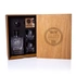 Retro Design Personalized Whiskey Set in Wooden Box