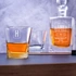 Retro Design Personalized Whiskey Set in Wooden Box