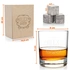 Retro Design Premium Personalized Whiskey Glass Set with Wooden Box