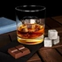 Retro Design Premium Personalized Whiskey Glass Set with Wooden Box