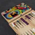Retro Designed Handmade Modern Backgammon Set