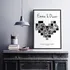 Personalised Romantic Heart Collage Canvas Art 16x24