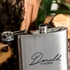 Personalised Stainless Steel Hip Flask 7 Oz Engraved Gift