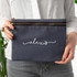Signature Design Canvas Makeup Bag