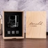 Signature Design Chicago Whiskey Glasses Set in Wooden Box