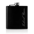 Signature Design Personalized Stainless Steel Matte Black Hip Flask