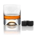 Personalised Whiskey Glass Set with Engraved Wooden Box