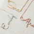 Elegant Personalised Silver Name Necklace for Women