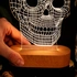 Skull Design 3D Led Lamp