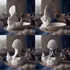 Skull Eyeglass Stand Holder - Gothic Desk Display Gift