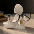 Skull Eyeglass Stand Holder - Gothic Desk Display Gift