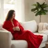 Snuggle-In Red Fleece Blanket