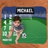 Soccer Design Milestone Baby Blanket