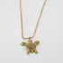 Sparkling Gemstone Turtle Pendant